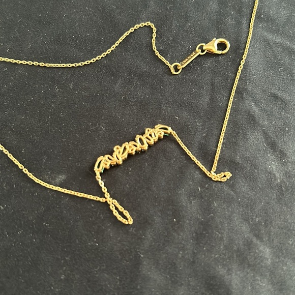 Suzanne Kalan Frenzy firework bar necklace with emerald - Picture 6 of 9